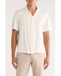 Denim and Flower - Textured Camp Shirt - Lyst