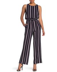 eliza j floral organza jumpsuit