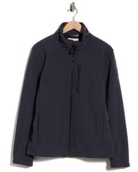 Calvin Klein - Stand Collar Soft Shell Jacket - Lyst