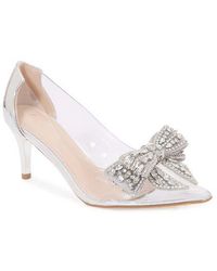 BERNESS - Nala Rhinestone Clear Pump - Lyst