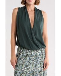 Max Studio - Drape Front Top - Lyst