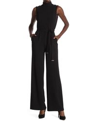 tommy hilfiger women's black jumpsuit