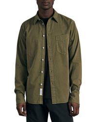 Rag & Bone - Arrow Garment Dyed Cotton Blend Button-Up Shirt - Lyst