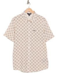 Volcom - Warbler Short Sleeve Button-up Shirt - Lyst