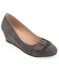 Journee Collection - Graysn Wedge Pump - Lyst