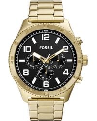 Fossil - Brox Three-hand Quartz Stainless Steel Bracelet Watch - Lyst