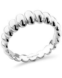 DEVATA - Puffy Ribbed Band Ring - Lyst