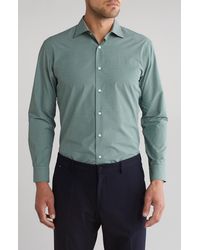 Nordstrom - Gleed Check Trim Fit Dress Shirt - Lyst