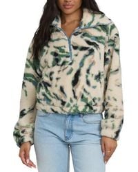 Billabong - Barra High Pile Fleece Half Zip Pullover - Lyst