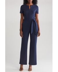 DONNA MORGAN FOR MAGGY - Flare Leg Jumpsuit - Lyst
