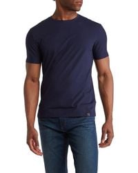 T.R. Premium - Solid Crewneck T-Shirt - Lyst