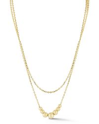 Glaze Jewelry - Layered Ball Chain Necklace - Lyst