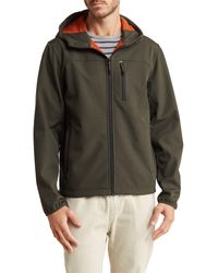 Hawke & Co. All-season Lightweight Stretch Hooded Rain Jacket in