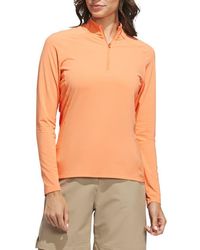 adidas - Ultimate Solid Quarter Zip Pullover - Lyst