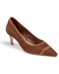 Cinq À Sept - Stellah Embroidery Pointed Toe Pump - Lyst
