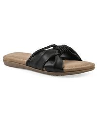 White Mountain - Fasha Slide Sandal - Lyst