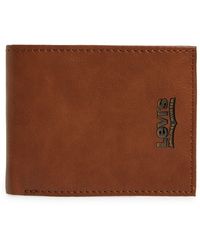 Levi's - Passcase Rfid Leather Bifold Wallet - Lyst