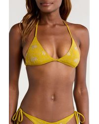 Maaji - Palmetto Balminess Reversible Triangle Bikini Top - Lyst