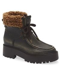 Sam Edelman - Elara Faux Shearling Lug Sole Boot - Lyst