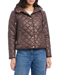Kate Spade - Hooded Quilted Packable Jacket - Lyst
