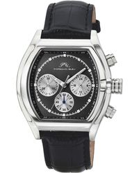 Porsamo Bleu - Roman Chronograph Croc Embossed Leather Strap Watch - Lyst