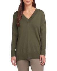Matty M - Side Slit Sweater - Lyst