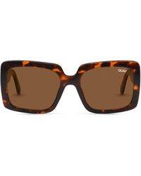 Quay - Total Vibe 47mm Polarized Square Sunglasses - Lyst