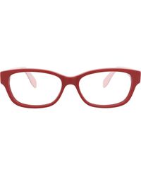McQueen - 56Mm Rectangular Optical Glasses - Lyst