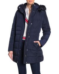 tommy hilfiger fur coat