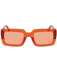 Longchamp - 53Mm Rectangular Sunglasses - Lyst
