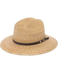 San Diego Hat - Cattleman's Crease Straw Fedora - Lyst