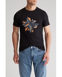T.R. Premium - 3d Abstract Graphic Print T-shirt - Lyst