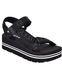 Guess - Avin Platform Sandal - Lyst