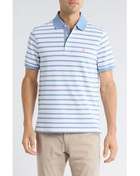 Brooks Brothers - Slim Fit Stripe Cotton Piqué Polo - Lyst