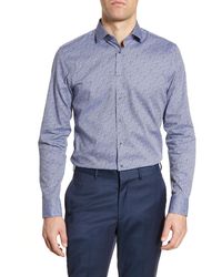 calibrate slim fit dress shirt