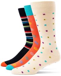Lorenzo Uomo - 3-Pack Assorted Dress Socks - Lyst