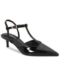 BERNESS - T-Strap Kitten Heel Pump - Lyst