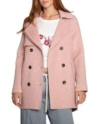 Belle & Bloom - Wanna Be Loved Wool Blend Coat - Lyst