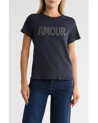 Cinq À Sept - Amour Grommet Cotton T-Shirt - Lyst