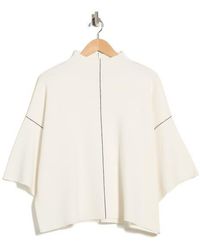 Max Studio - Mock Neck Elbow-Length Sleeve Sweater - Lyst