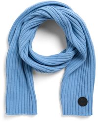 Grey Ted Baker Tendr Blue Large Check in Grey Womens Mens Accessories Mens Scarves and mufflers 
