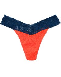 Hanky Panky - Colorplay Original Lace Thong - Lyst