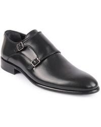 VELLAPAIS - Nemo Double Monk Strap Leather Loafer - Lyst