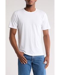 Rag & Bone - Crewneck Cotton Blend T-Shirt - Lyst