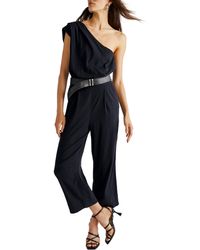 Free People - Avery One-shoulder Jumpsuit - Lyst