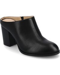 Journee Collection - Kendra Block Heel Mule - Lyst