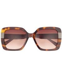 Ted Baker - 56Mm Gradient Square Sunglasses - Lyst
