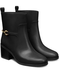 Stuart Weitzman - Cecily Leather Bootie - Lyst