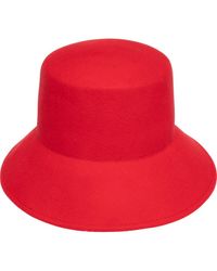 Eugenia Kim - Ruby Asymmetric Wool Bucket Hat - Lyst