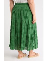 Max Studio - Textured Maxi Skirt - Lyst